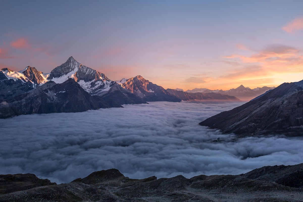 Sunrise over mountains symbolizing new beginnings